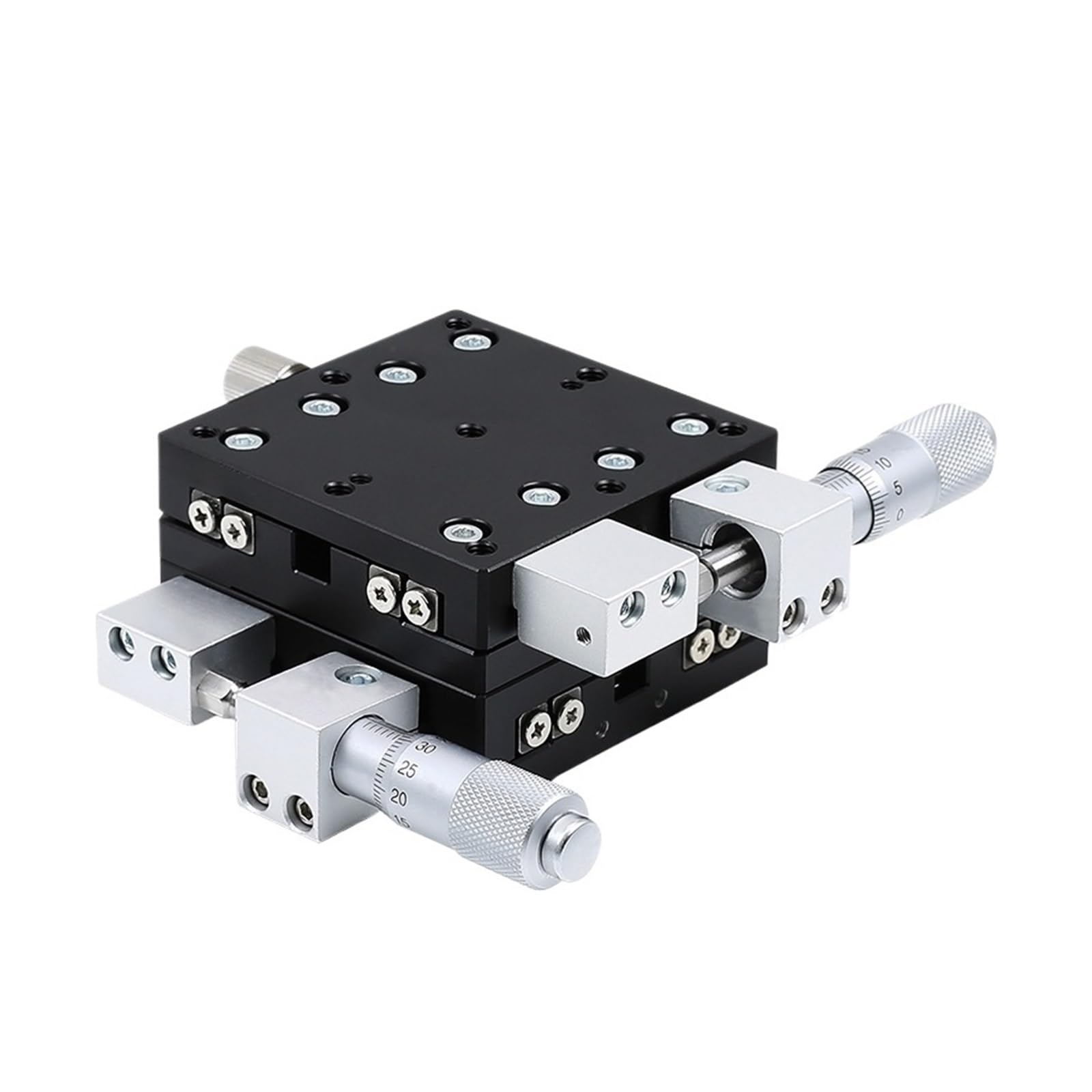 EZLUIYLDH XY Displacement Platform Fine Adjustment Slide LY40/50/60/80/90/125 Optical Manual Stage(LY60-RM)