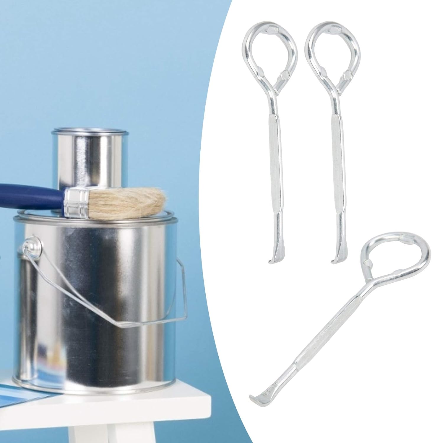 24Pcs M10 Steel Beer Paint Can Lid Opener Multi-Purpose Beer Jar Tin Manual Opening Tool Bottle Openers