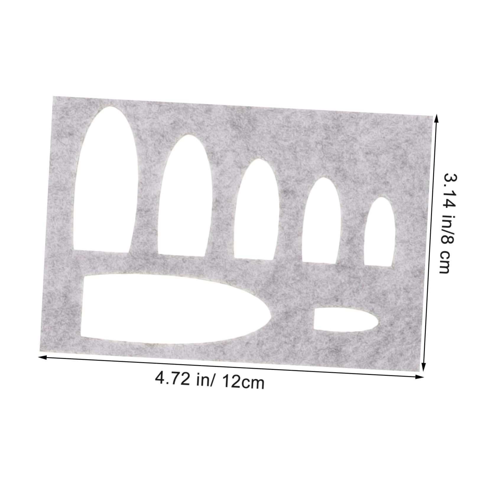 HOODANCOS Needle Felting Templates 1 Set Felt Applique Kits Animal Shapes Stencil