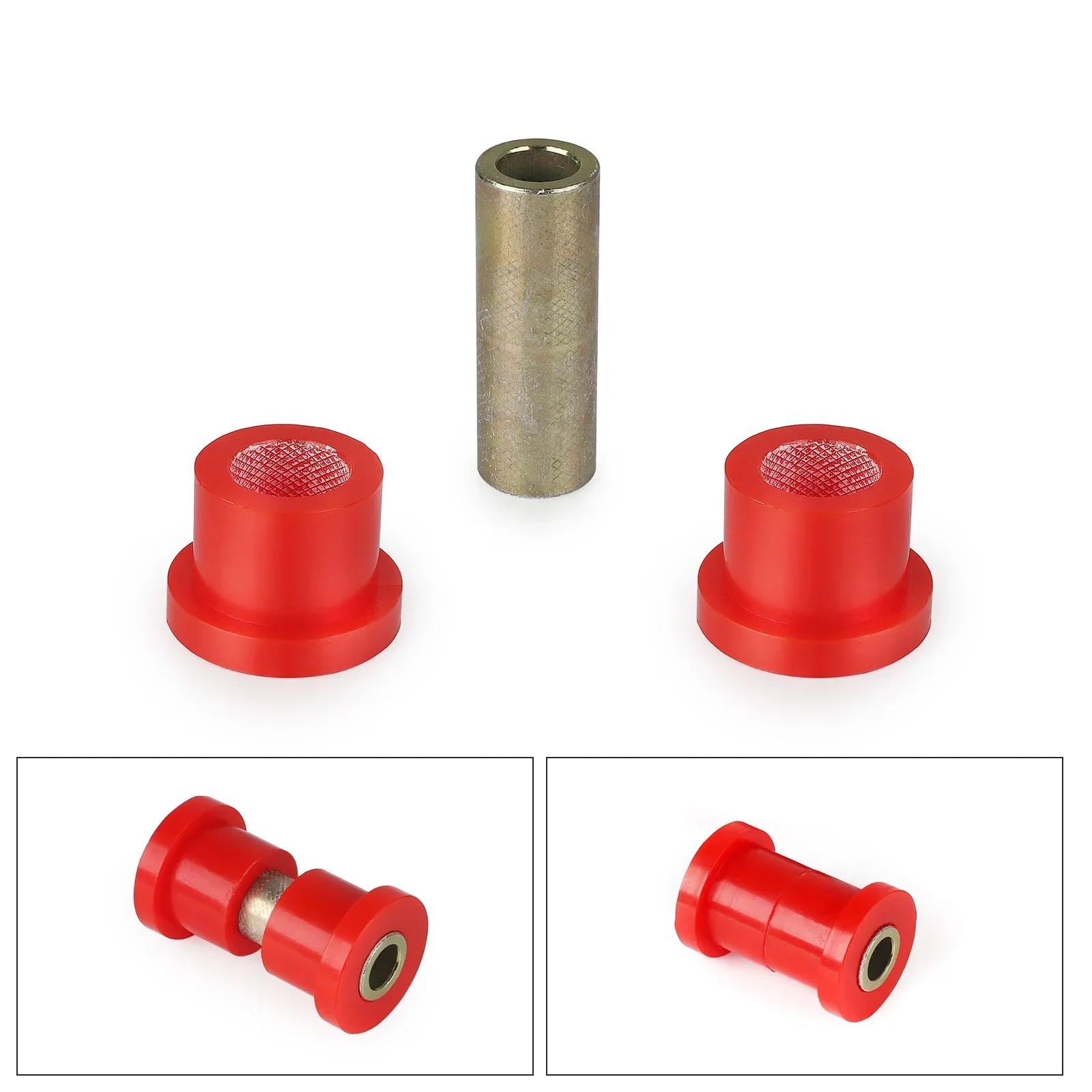 Tuleja Pasuje do VW Beetle MK4 MK2 MK3 1985-2006 poliuretan 22-202 czerwony zestaw tulei przednich samochodów zestaw akcesoriów