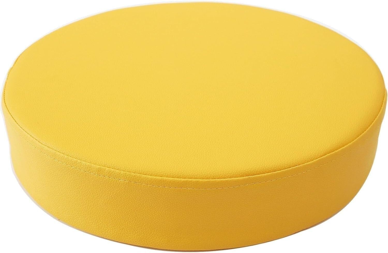 SWJ-swjssb Round Chair Cushion Seat Pads For Dining Chairs, Premium Waterproof Chair Cushions With Invisible Zipper, Kitchen Circular Chair Pad For Garden Indoor/Outdoor Patio(Lemon,35 cm)