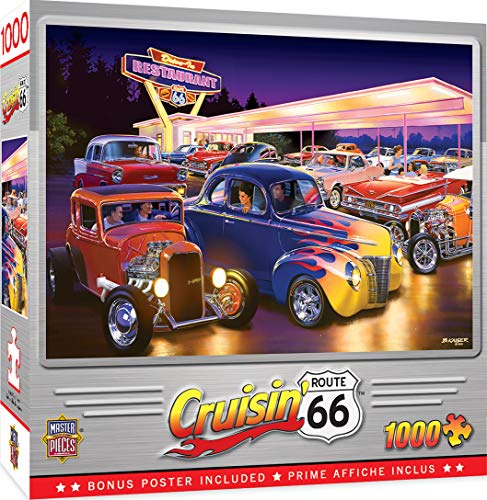 MasterPieces Cruisin' - Friday Night Hot Rod's 1000-Piece Jigsaw Puzzle