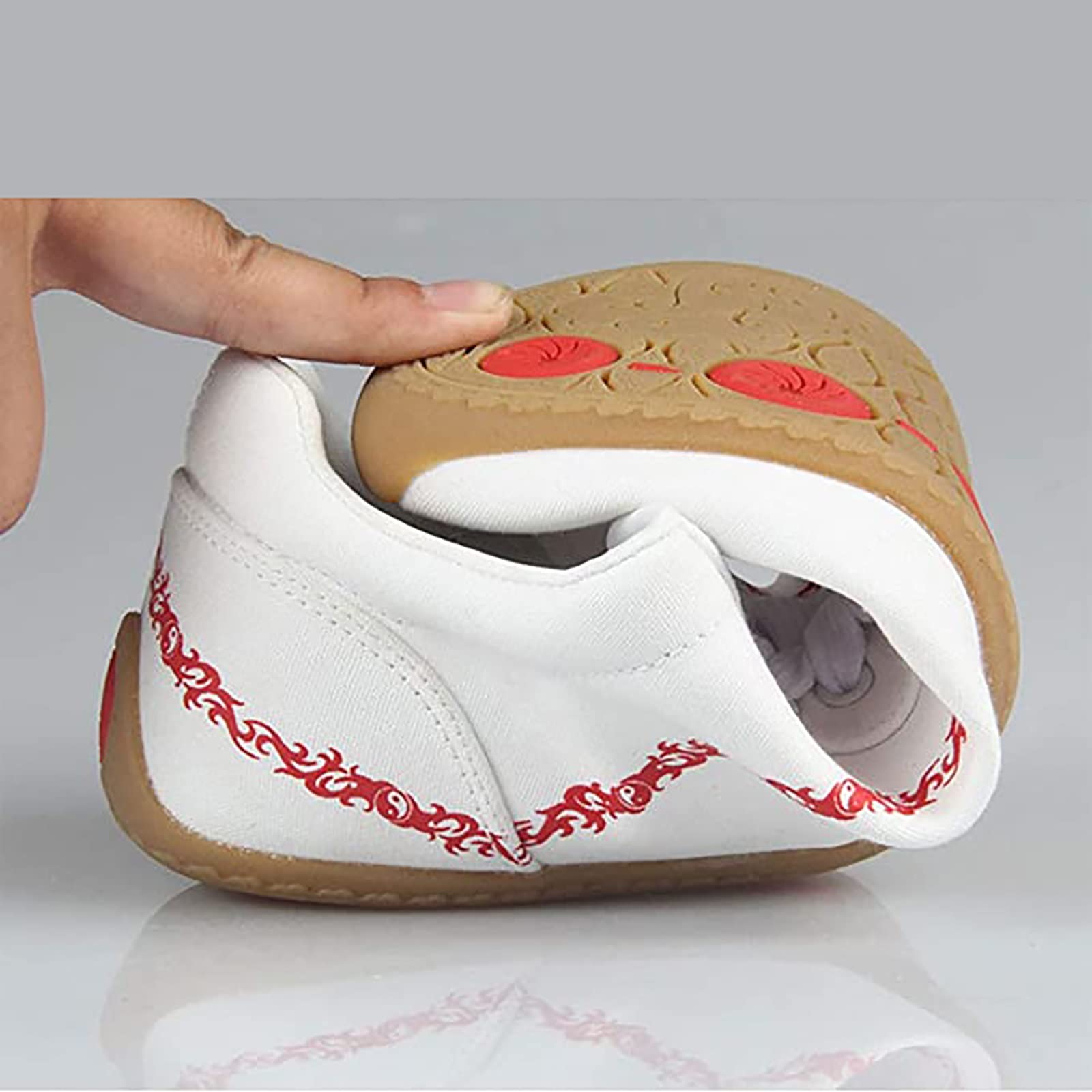 CLSQLXYJZC Scarpe da Taekwondo per Arti Marziali, Scarpe Sportive Leggere Traspiranti da Boxe Karate Kung Fu Taichi, per Adulti e Bambini Sneakers da Allenamento in Palestra Antiscivolo