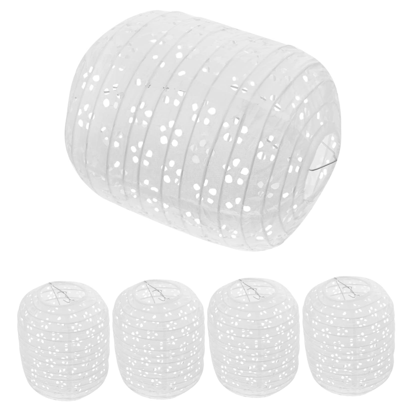 Alipis 20pezzi Pz Di Lanterna Di Carta Decorativa Filo Sottile Lanterna Da Appendere Per Feste e Matrimoni Elegante e Pieghevole Perfetta Per Decorazioni Natalizie e Capodanno