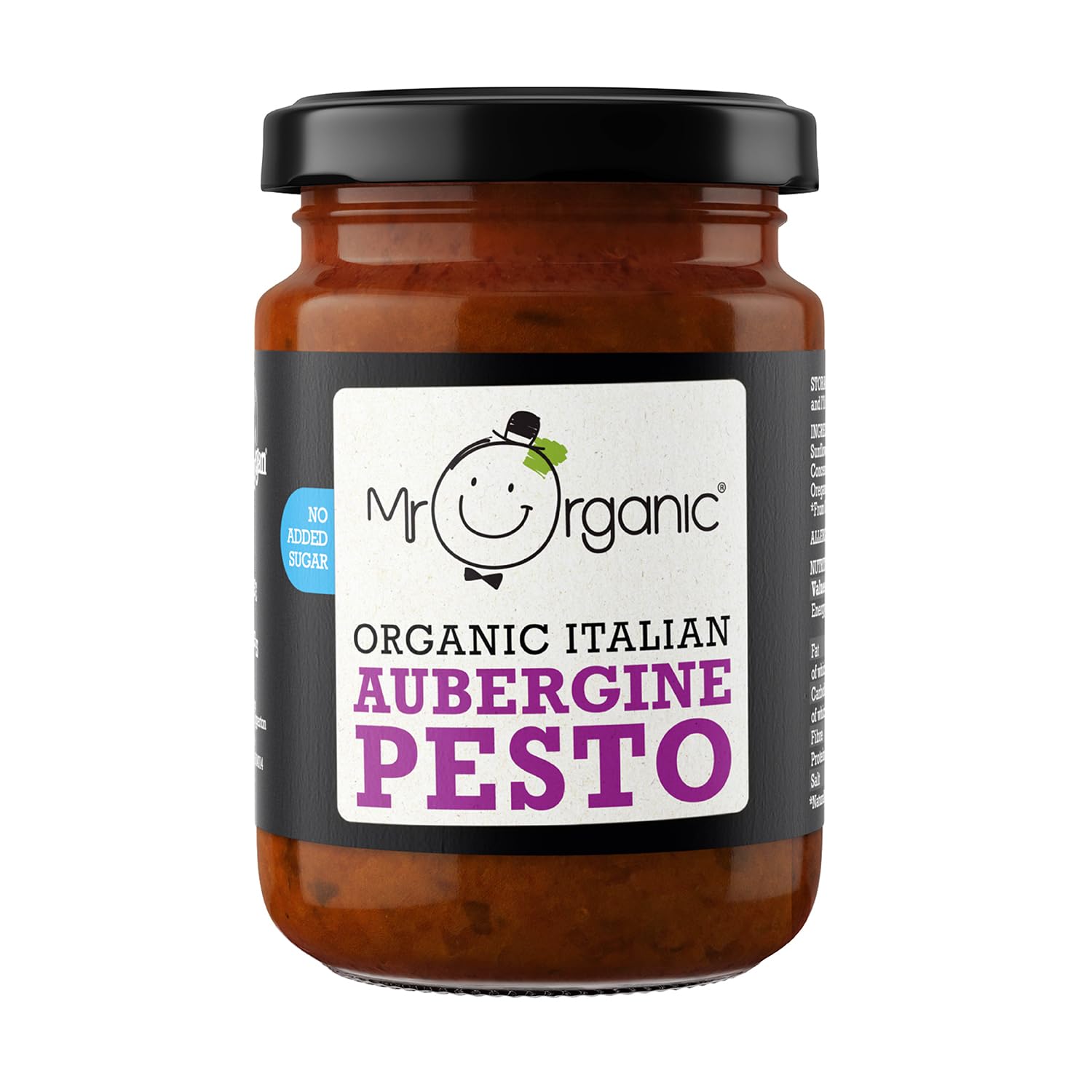 Mr Organic Aubergine Pesto, 130G
