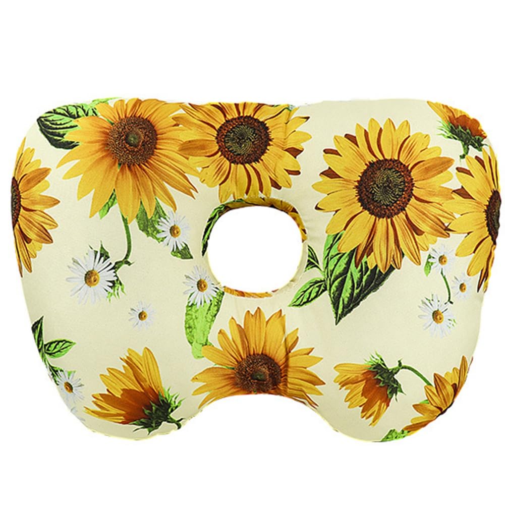 Jnchdghwa Ear Piercing Pillow with an Hole for Relief Ear Pain Side Sleepers,Cotton and Polyester Hole Pillow,Washable