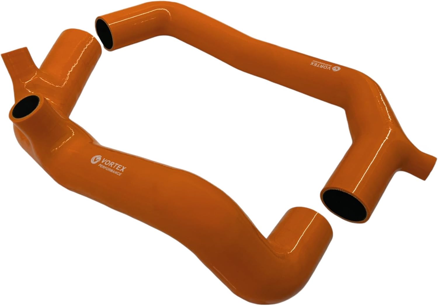 inlets for BMW 335xi 335i 135i 535i 535xi Z4 N54 E90 E92 E93 E60 Silicone air hose tube pipe 2 inch ORANGE