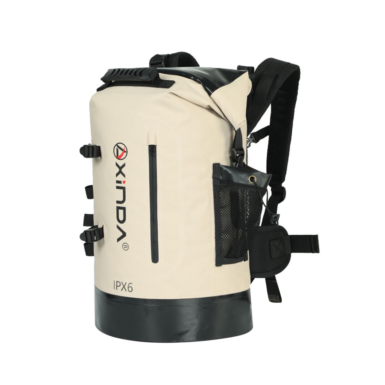 Bolsa Estanca Impermeable Mochila de PVC para Playa con Correa Ajustable Costura Sin Fugas Y Función de Protección de Objetos para Viajes