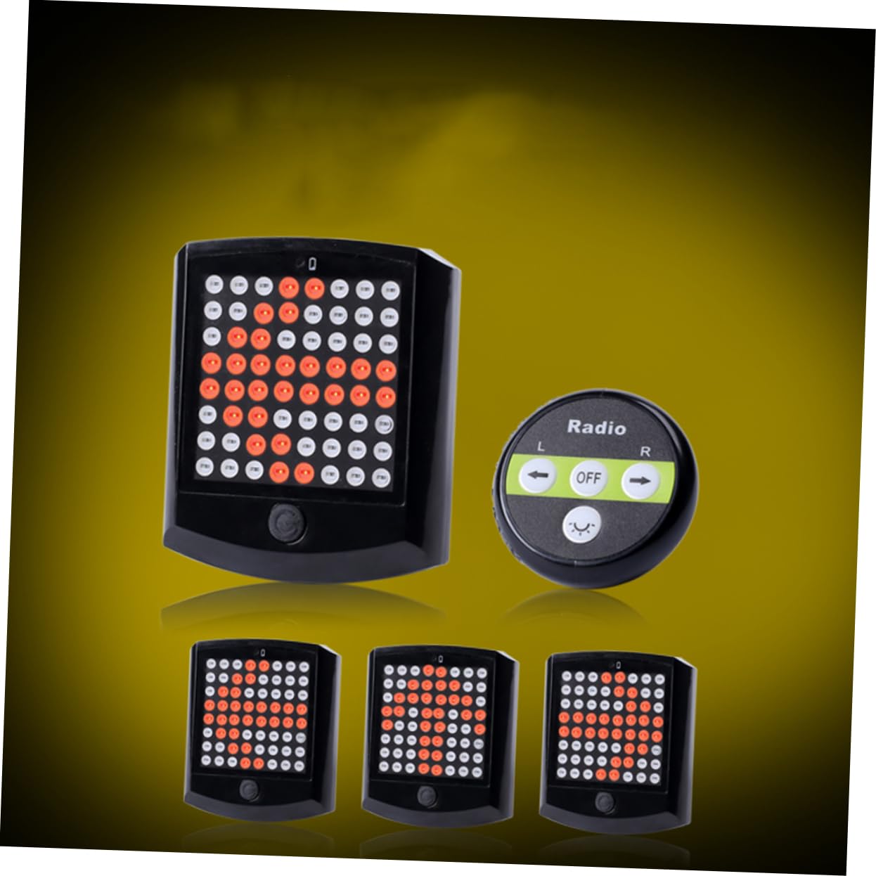 Sosoport 3 Luces De Advertencia De Seguridad Ld24 Luz Trasera Led De Alto Brillo Ip56 para Ciclismo