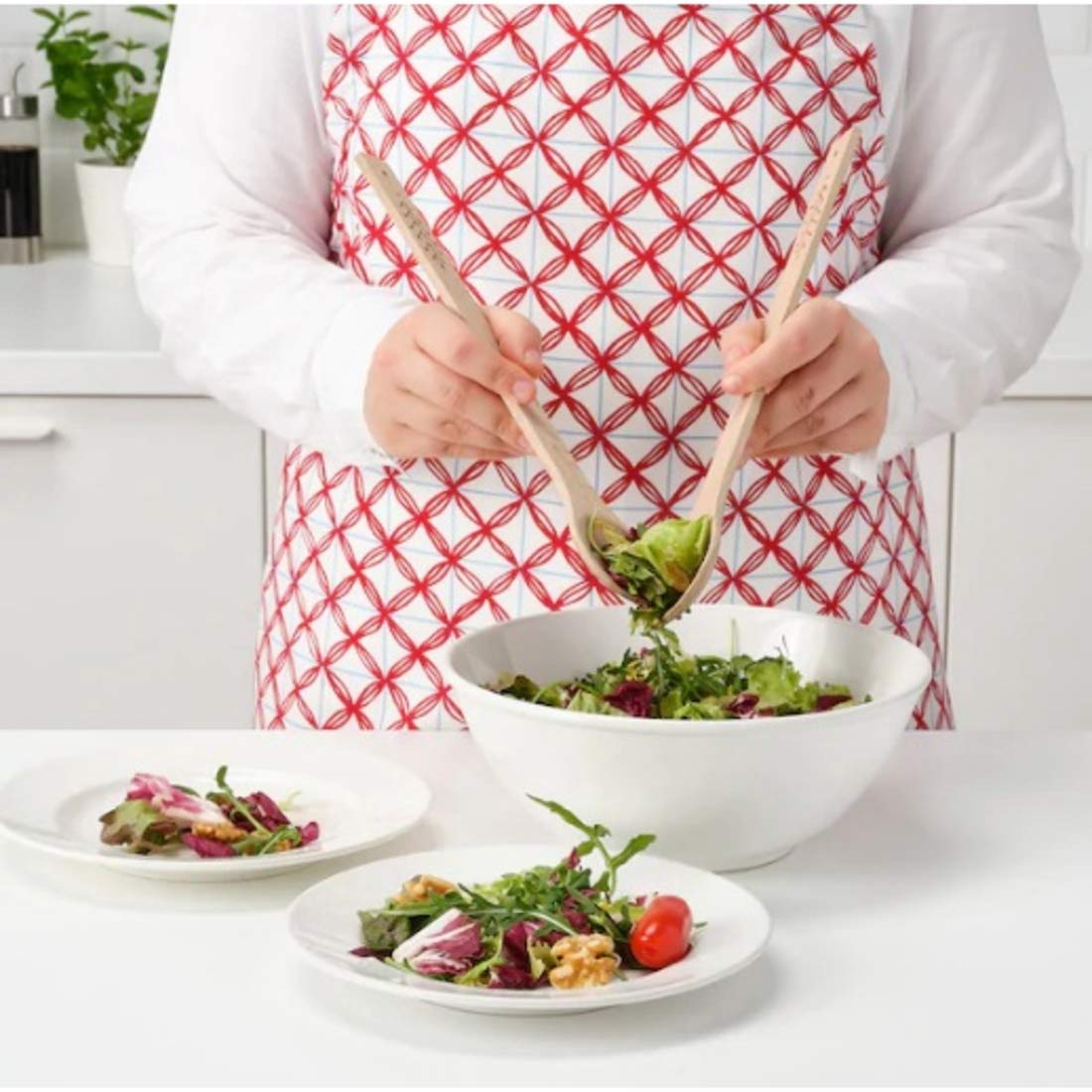 IKEA 2-Pieces Kitchen Utensil Set (Fork, Spoon Salad) 1
