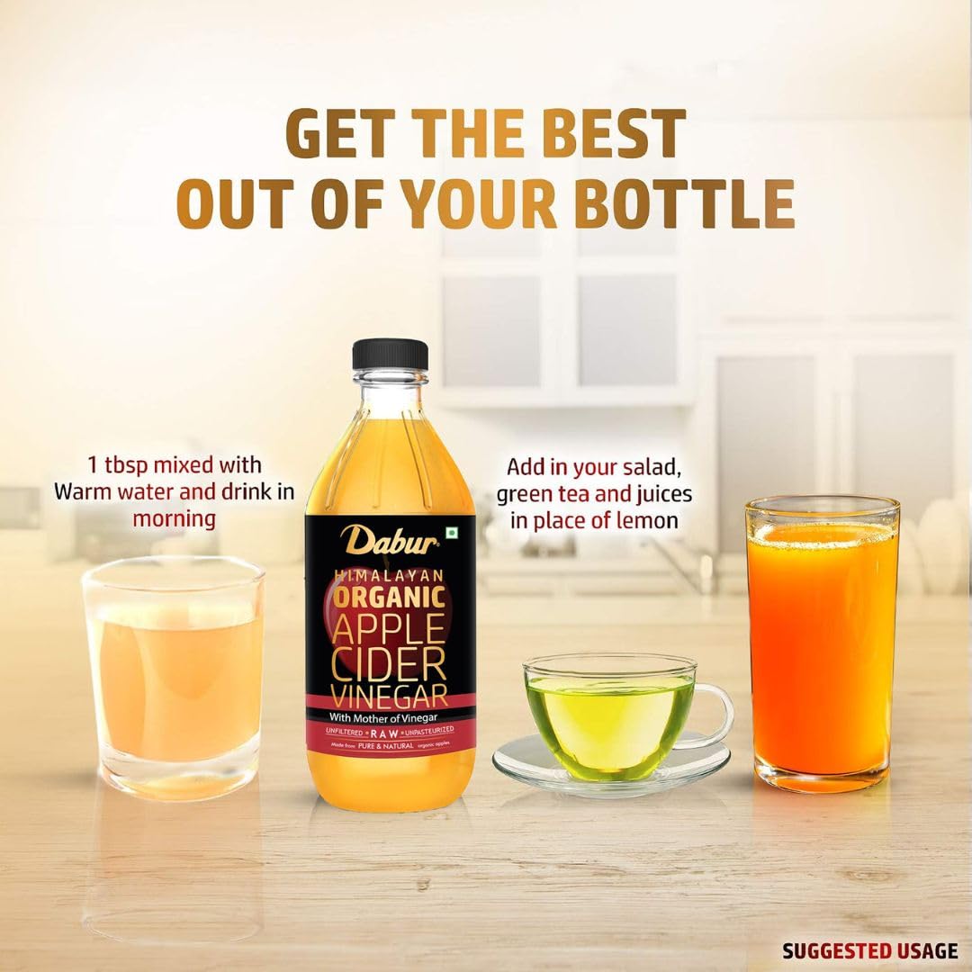 Dabur Himalayan Organic Apple Cider Vinegar 500ml 1