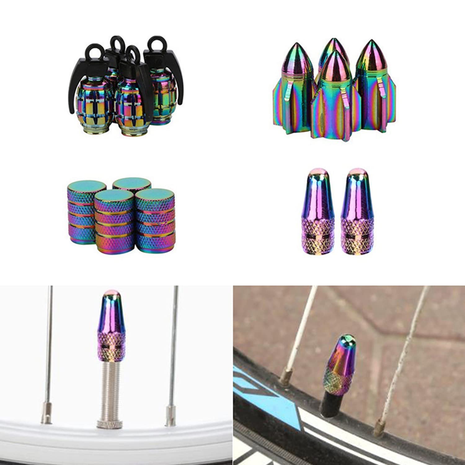Accessoire Vélo Couleur Bouchon De Valve Fourche VTT - Alliage Aluminium - Couleur Bleu Ou Jaune - Pour Suspension Avant Vélo Bouchon Pneu Vélo Decathlon