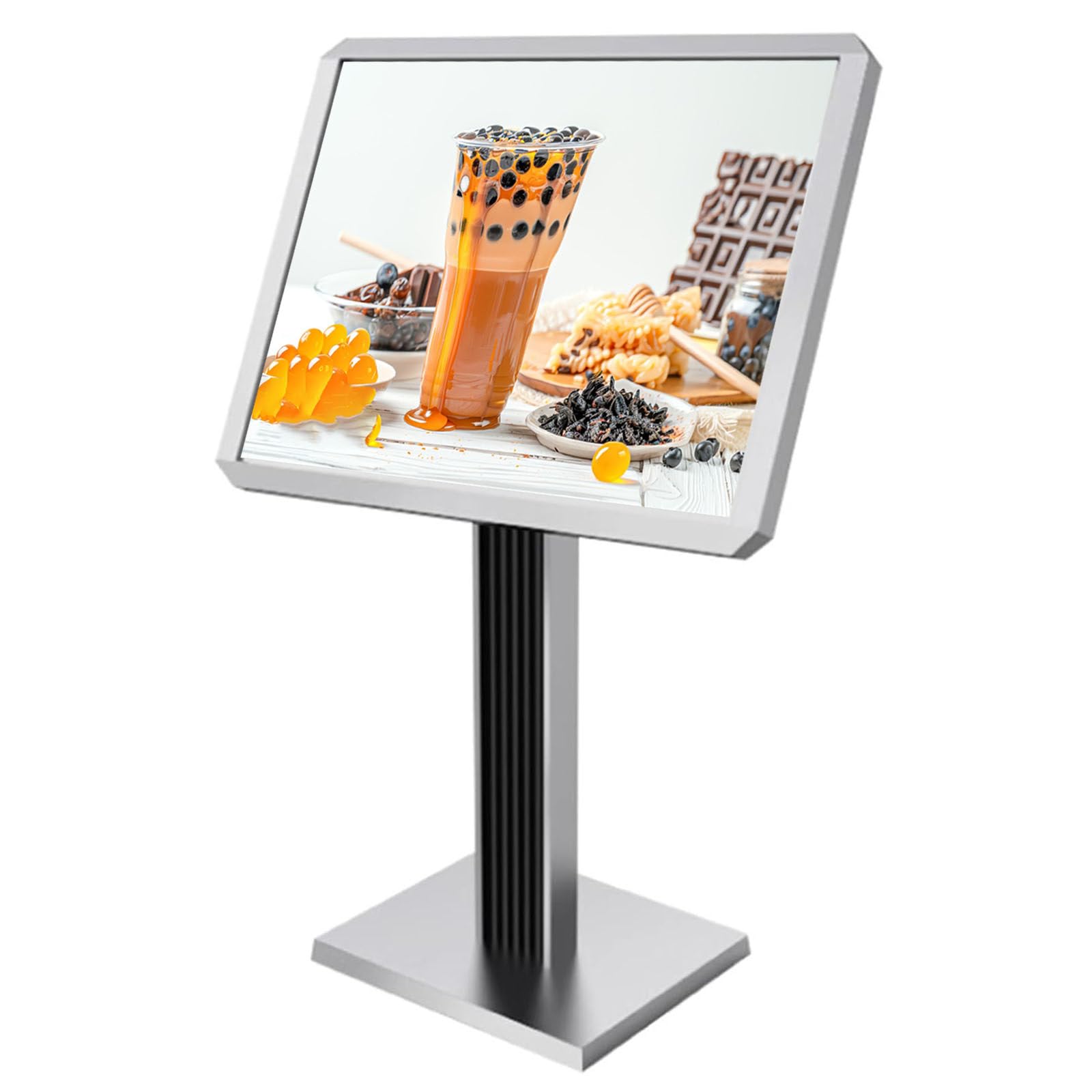 Soporte de póster de pedestal resistente, soporte para carteles publicitarios para interiores y exteriores, para bodas, fiestas en casa