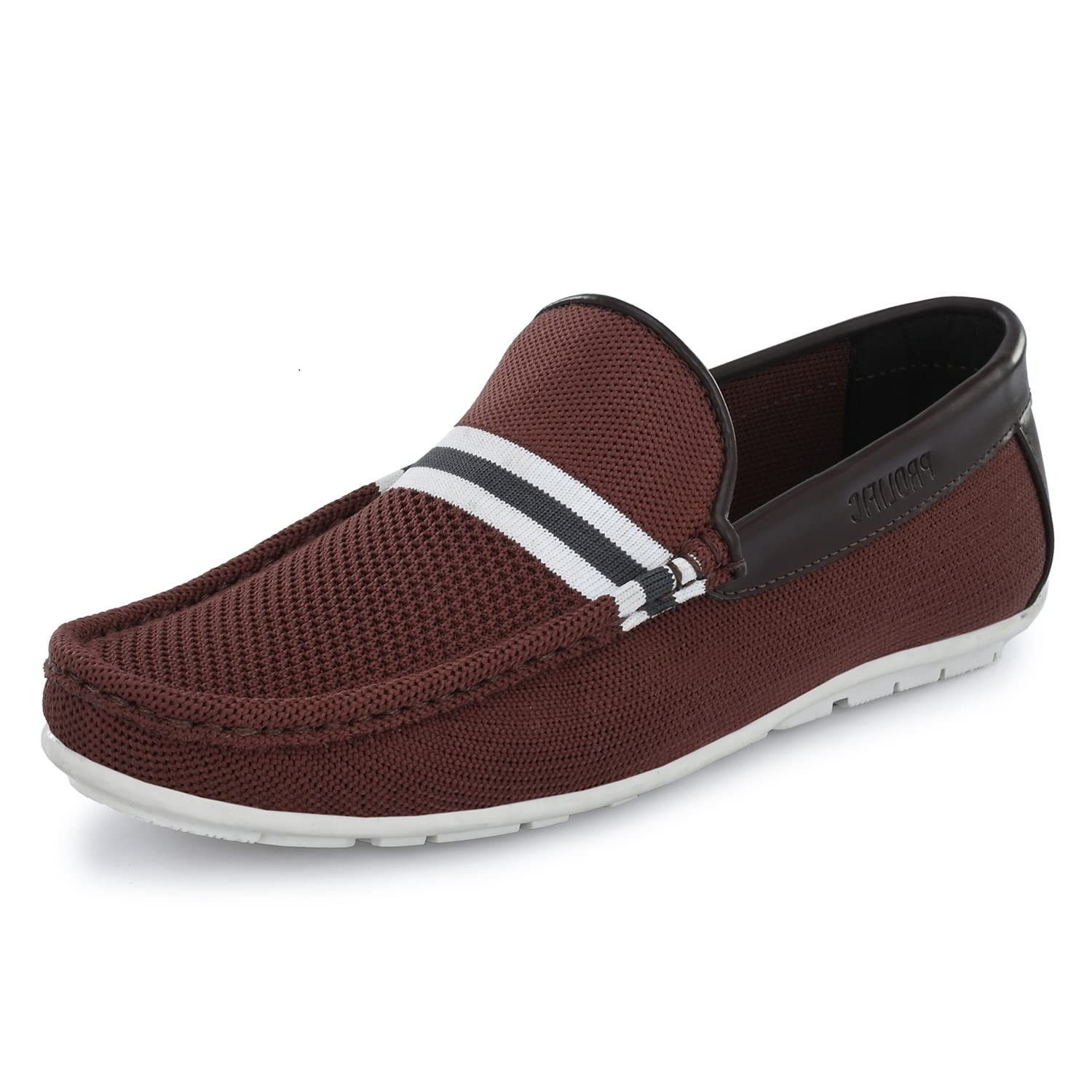 Prolific Mens Casual Light Weight Knitted Loafers Brown (B0B5HCHML2) Amazon Price History, Amazon Price Tracker