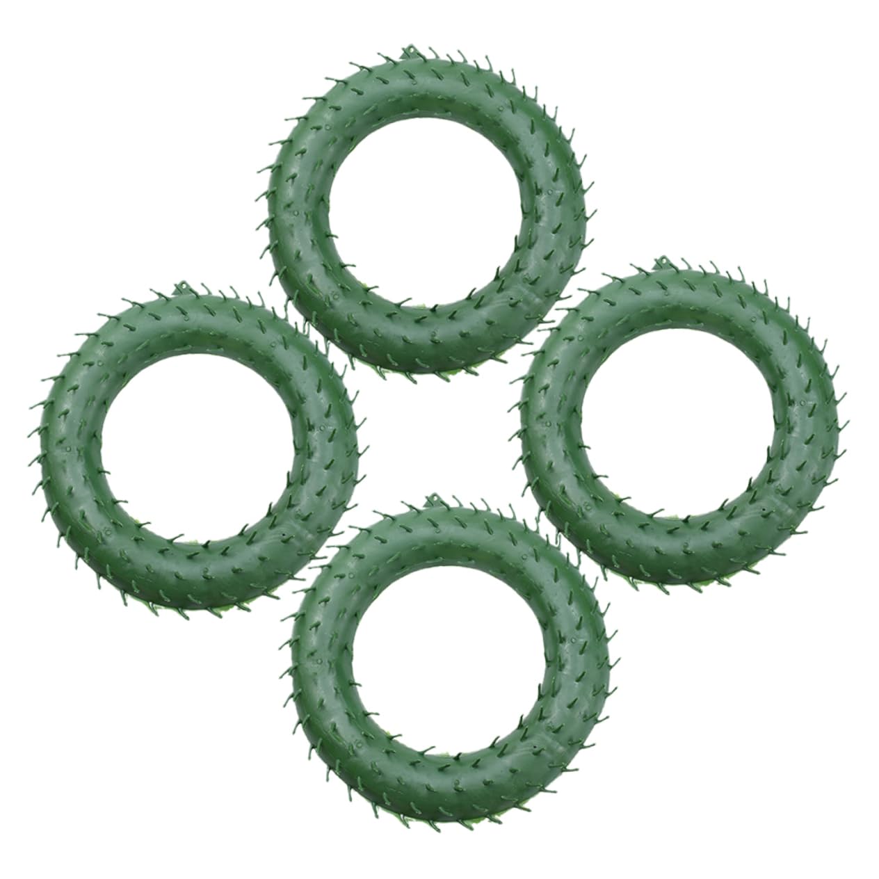 Alipis Crafts Wreath Bracket 4pcs Plastic Wreath Frames DIY Christmas Decorations Floral Rings