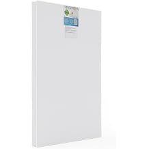 Foundations Infapure Foam Baby Crib Mattress for Compact Cribs, Size 2" | Durable Vinyl Cover, Easy to Clean, Portable Mini Crib Mattress, Breathable Baby Mattresses for Hotels, White