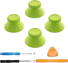Replacement Joysticks for Xbox One Series X/S Controller,4PCS True Rubberized Thumbsticks Repair Kit for Xbox One Wireless Controller(Green)