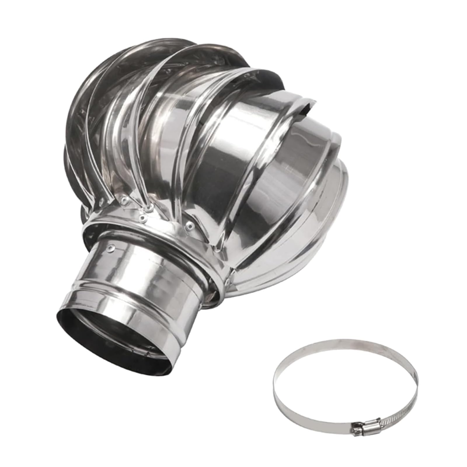 Chimney Cowl, Rotating Chimney Cap, Hood roof Ventilator,Ventilation,Exhaust and Heat Dissipation(250mm 9.8in)