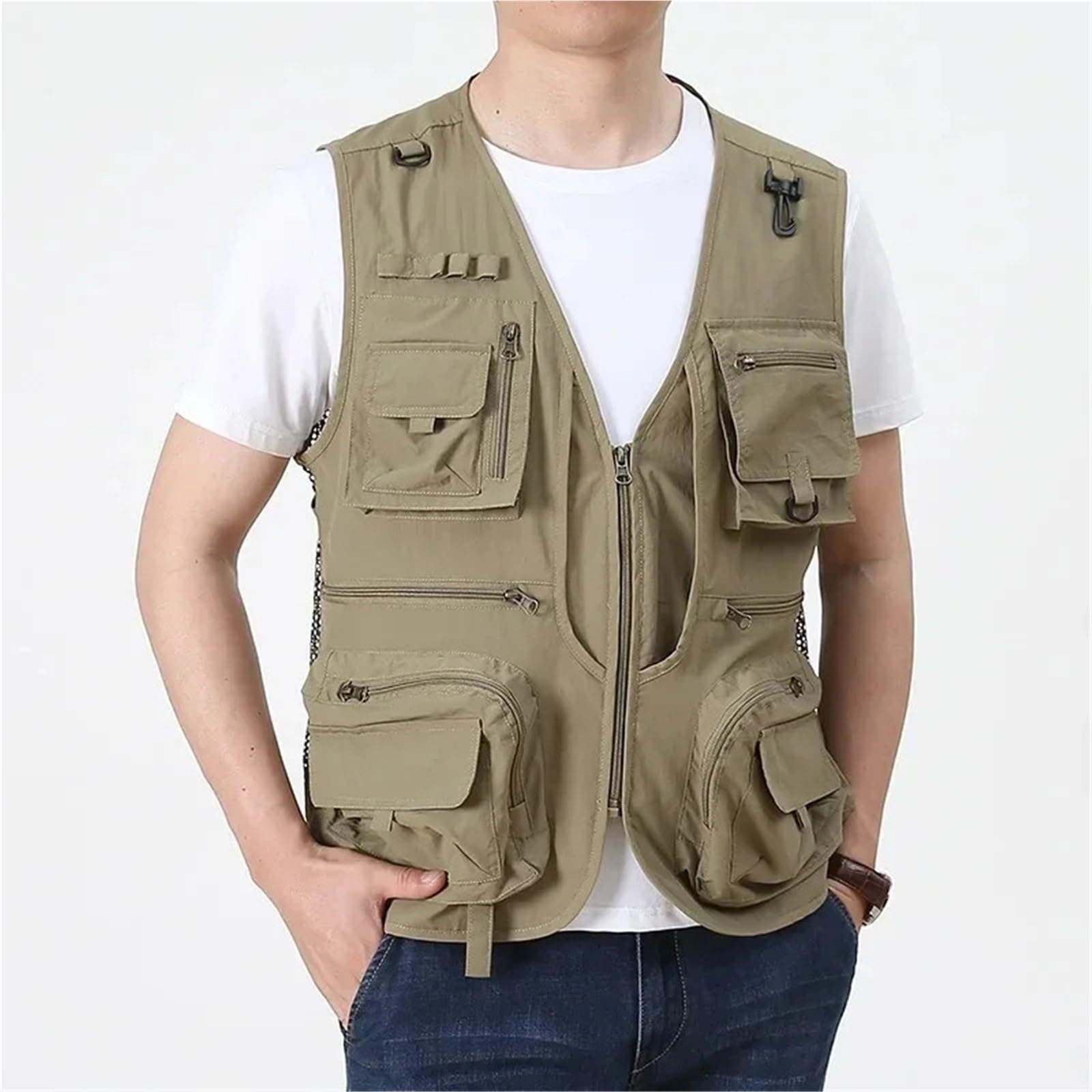 Gilet Porte-Outils Gilet de randonnée d'été multi-poches