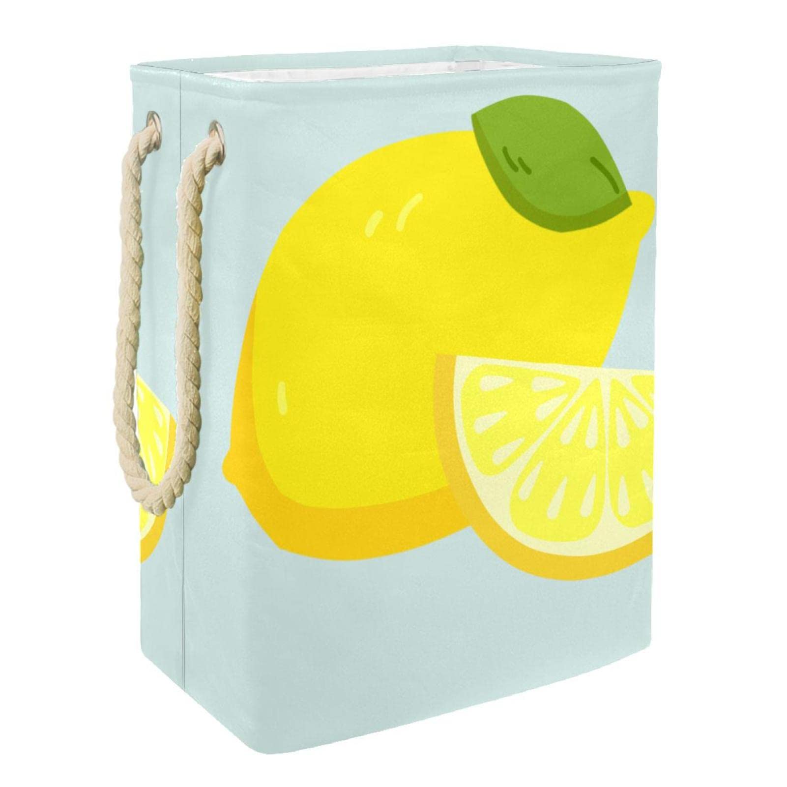 Grand panier à linge personnalisé avec poignées pour rangement salle de bain