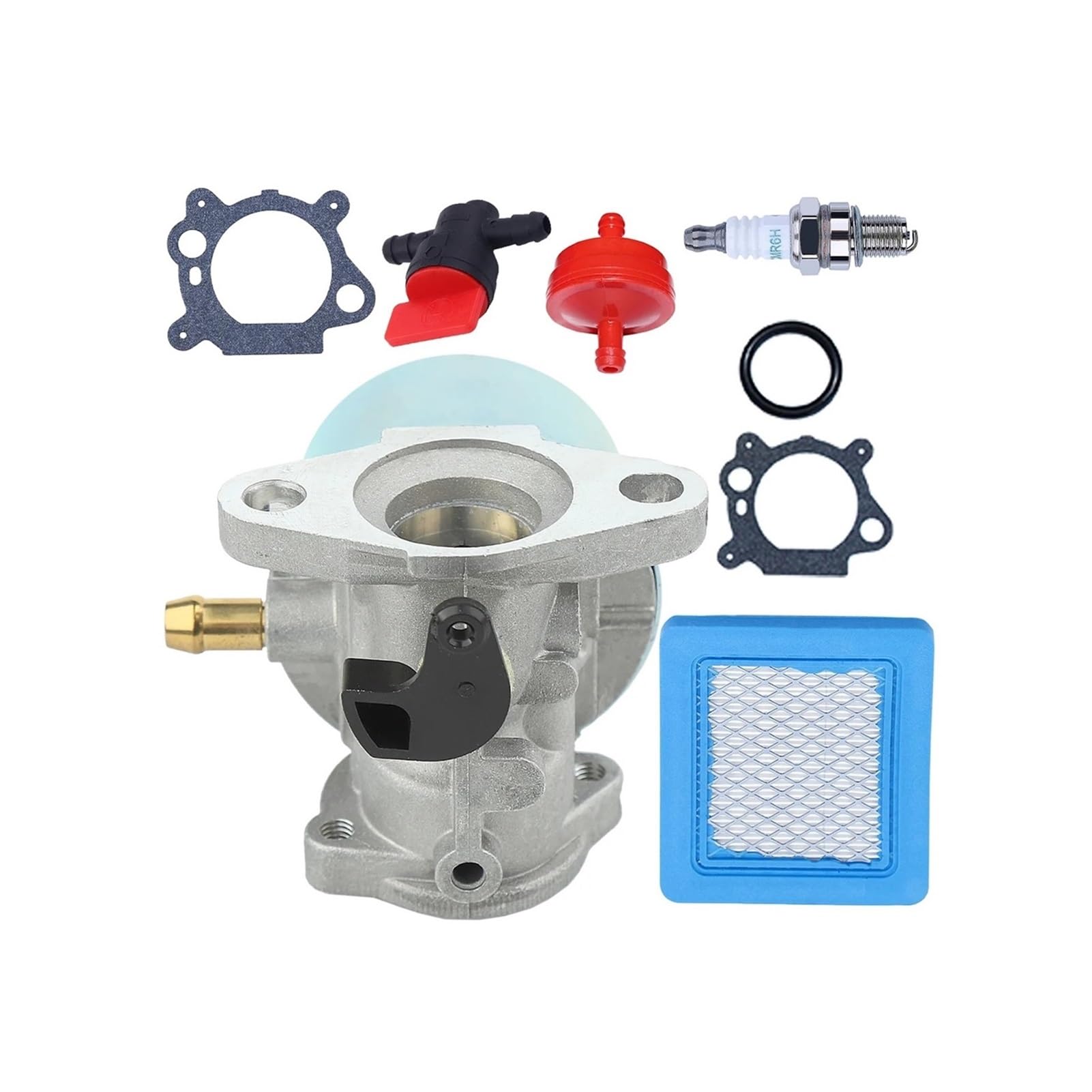 Bombilla de cebado de bujía de carburador Compatible con cortacésped de Motor 6,25 6,75 HP OEM 675 799868