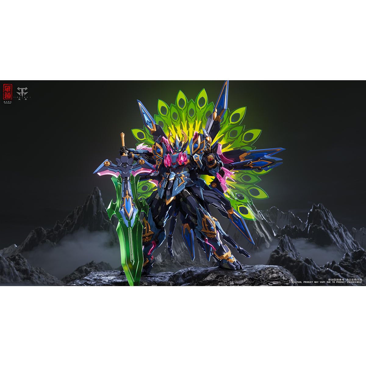 HiPlay CangDao Modello ZEN di Collezione Divina Gang Dao Peacock King Mecha Lega Prodotto Finito Figura d'Azione