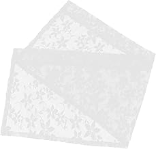 IMIKEYA 1 Peça Cortina Branca Transparente Persianas De Janela Decoração Floral Cortina De Janela Waffle Cortinas De Cozinha Poliéster Decorativo Cortina Sombra De Sol Cortina Curta