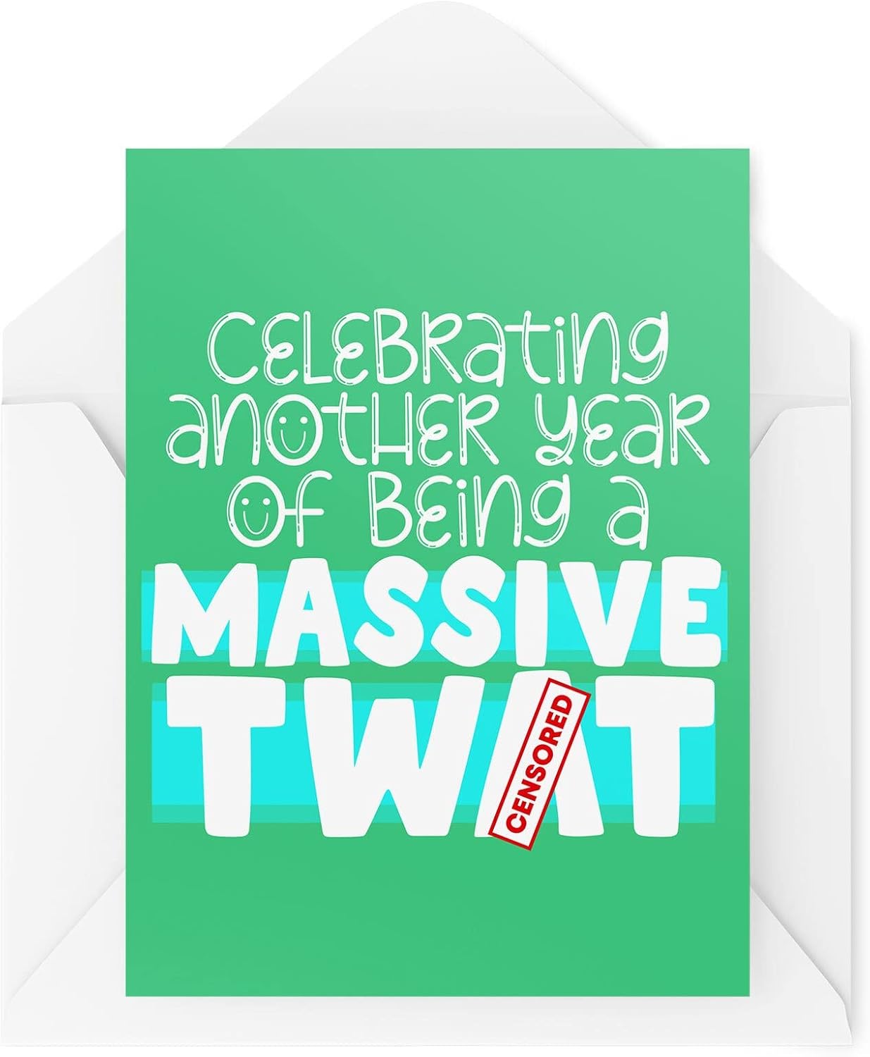 Funny Novelty Greeting Cards | Celebrating Another Year Of Being A Massive | Birthday Husband Boyfriend Brother Banter Funny Joke | CBH1313