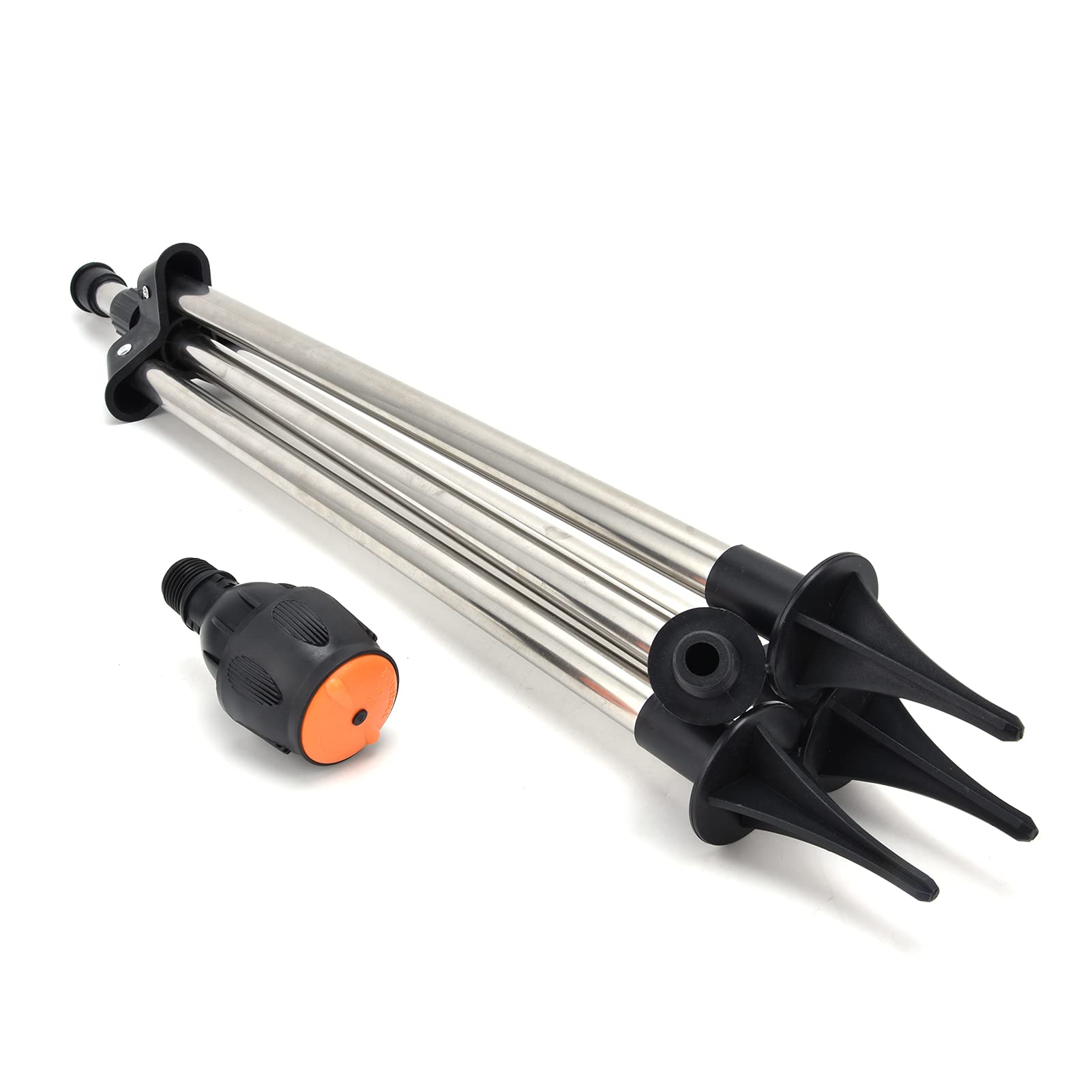 Irrigatore Rotante a treppiede, irrigatore da Giardino, irrigazione Automatica Rotante con ugello di irrigazione a 360 Gradi, irrigatore telescopico a treppiede per Giardino Cortile Prato