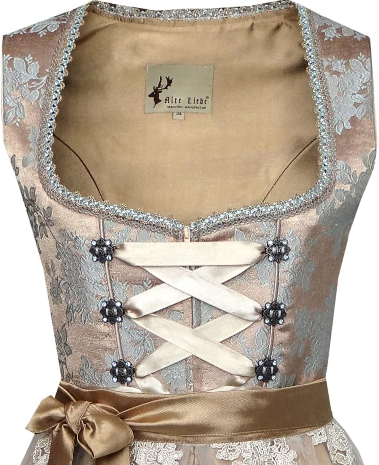 Authentic Bavarian Oktoberfest Dress Women's German Dirndl Dress Costumes for Carnival Halloween Size 4-16 - Image 3