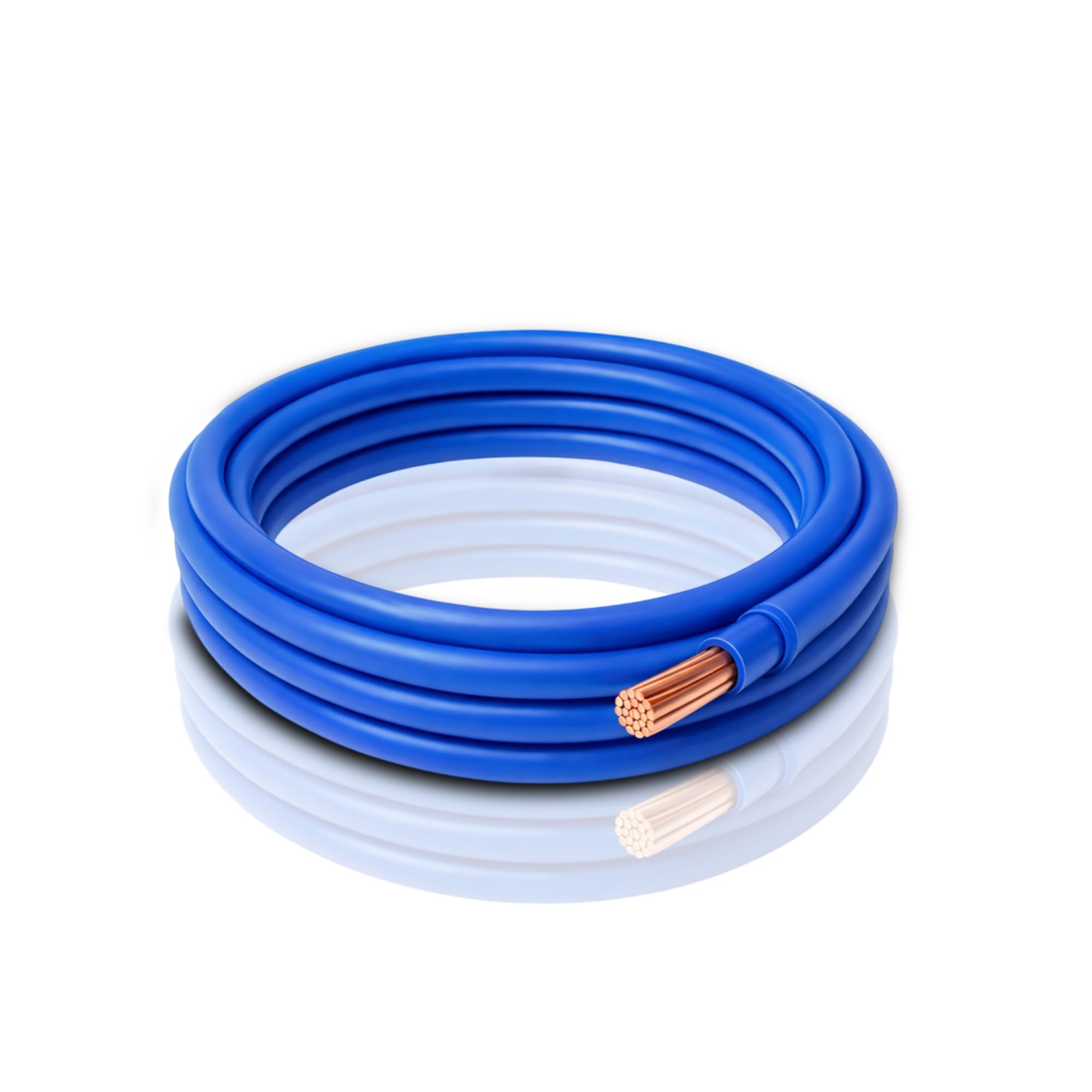 LampStation 6181Y Meter Tails 25mm Blue Consumer Unit Wire 4 Metres
