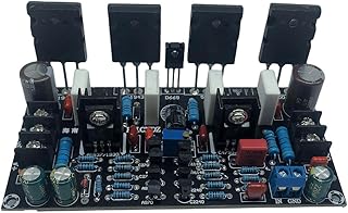 Aktudy Single Channel Amplifier Board 1943+5200 Mono HiFi Audio Amplifier Finished Board 200W for Speaker Electronic DIY Kit