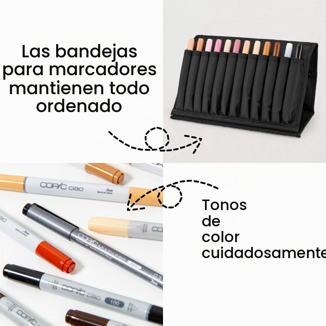 Copic Ciao - Set de rotuladores (12 unidades, para dibujar manga), colores carne