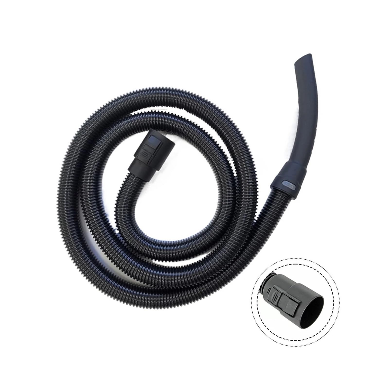 Convient for un tuyau d'aspiration de 2,5 M, compatible avec Kärcher, l'aspirateur convient aux accessoires d'aspirateur à tuyau de remplacement de la série WD