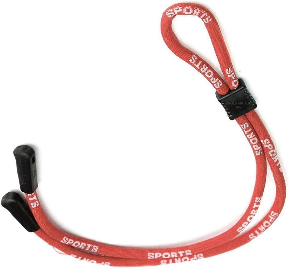 Pack 2 Eyeglass Chains Lanyards Neck Strap Sunglasses Cords For Sports Red