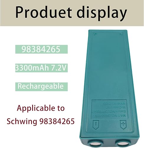 Miniatura 2 de 3300mAh 7.2V 98384265 batería recargable Ni-MH para Schwing 98384265 bomba camión batería de control remoto