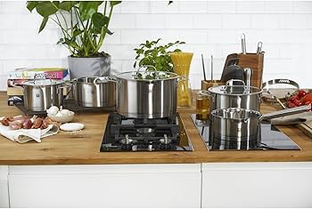 ZWILLING TrueFlow Stainless Steel Pot Set, 5 Pieces, Pouring ZWILLING TrueFlow Stainless Steel Pot Set, 5 Pieces, Pouring