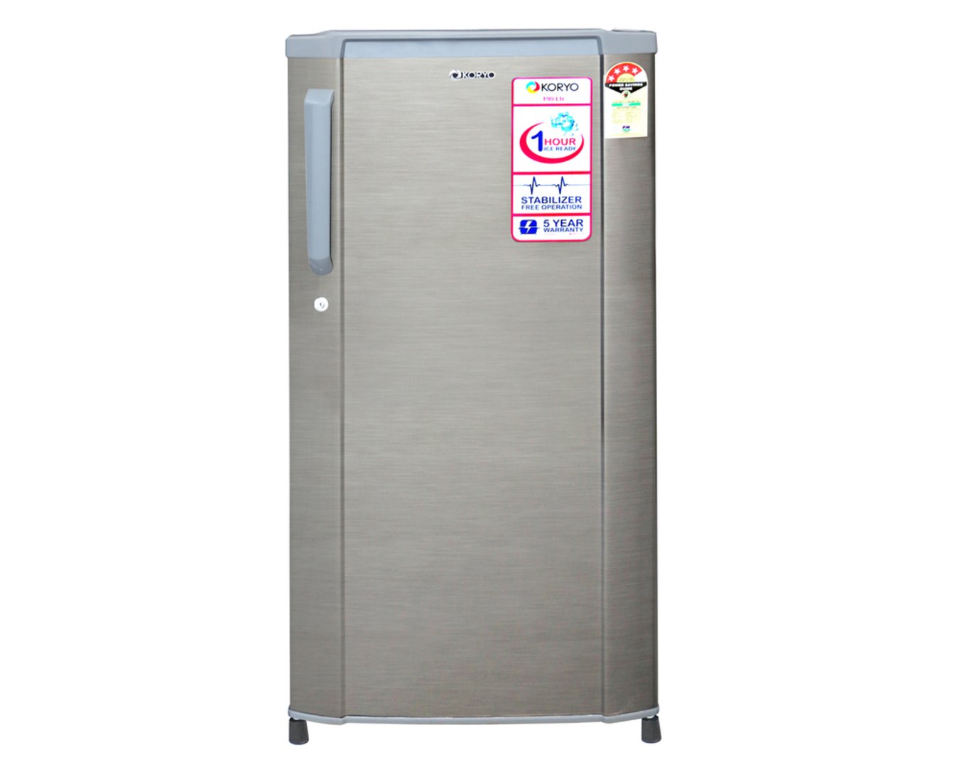 Koryo 190 L 4 Star Direct-Cool Single Door Refrigerator (KDR205S4