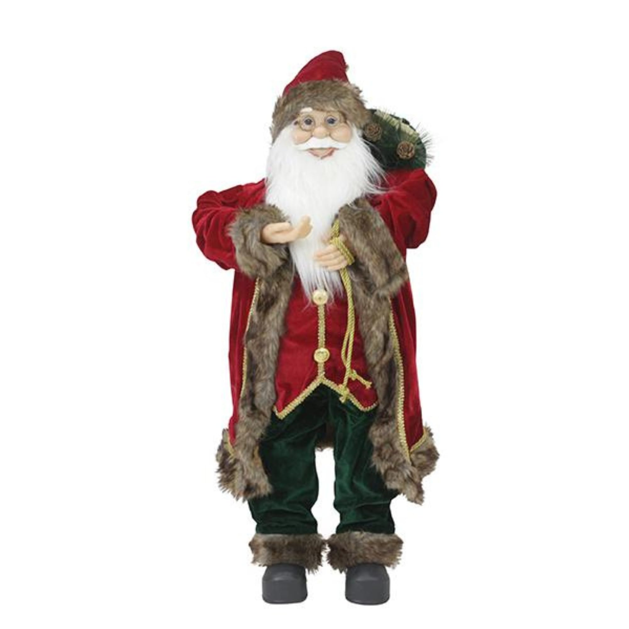BABBO NATALE BORDEAUX 80cm