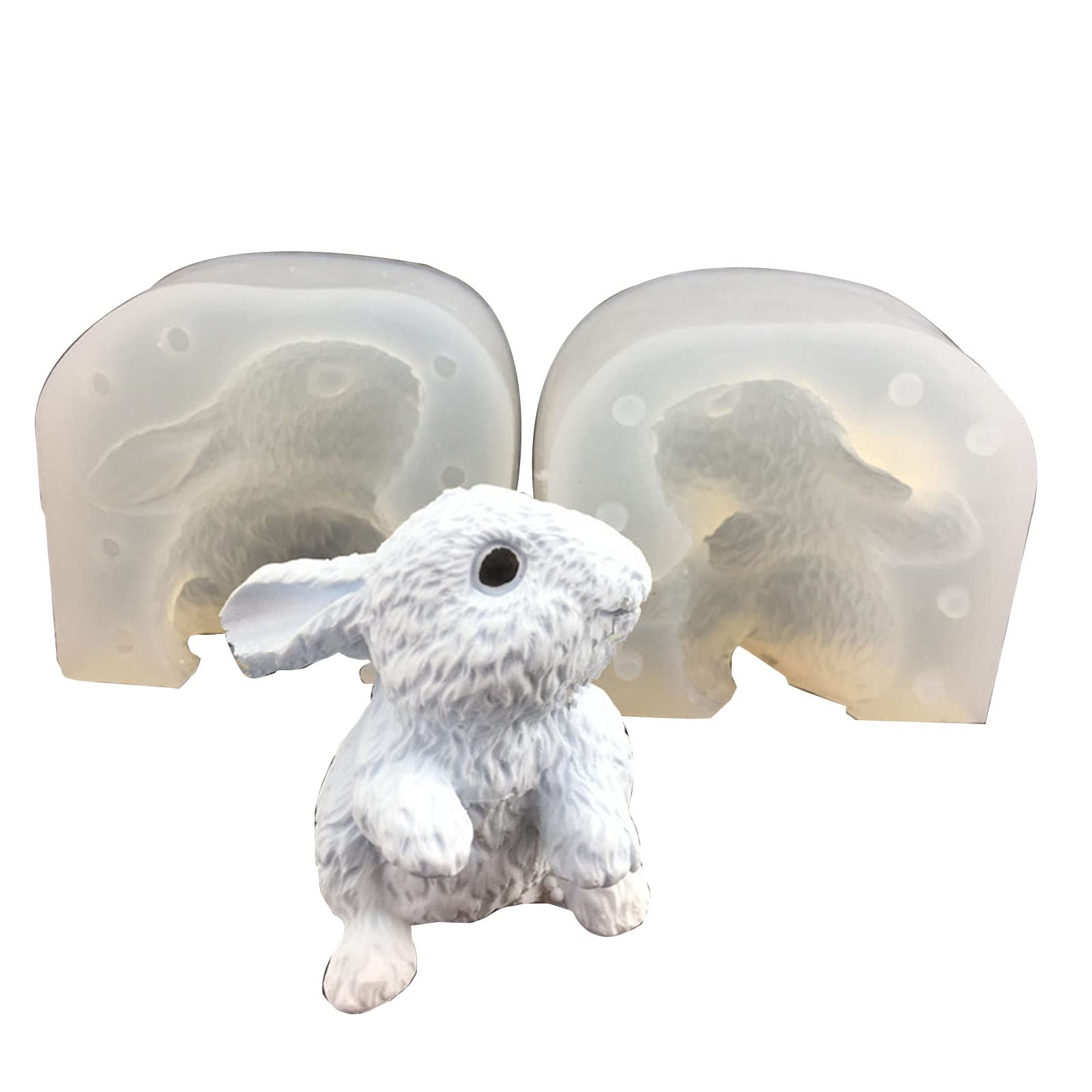 Mekalero Cartoon Shaped Silicone Mold for Tabletop Decorations Gypsum Epoxy Resin Silicone Baking
