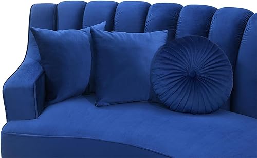 Miniatura 9 de Legend Vansen L - Sofá de terciopelo semicírculo de 141.34 pulgadas, sofá modular curvado de gran tamaño para sala de estar, oficina, apartamento