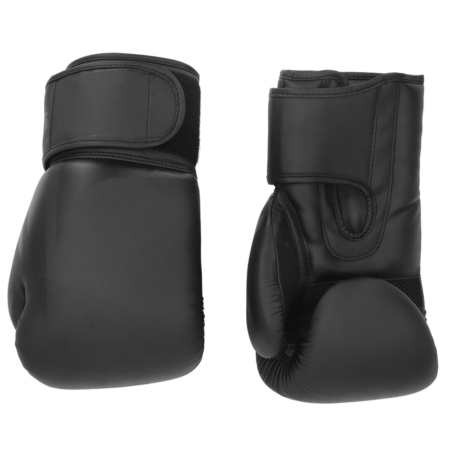 EMUKOEP Guantoni da Boxe Traspiranti Regolabili Durevoli in PU Satinato da 12 Once per Allenamento e Allenamento