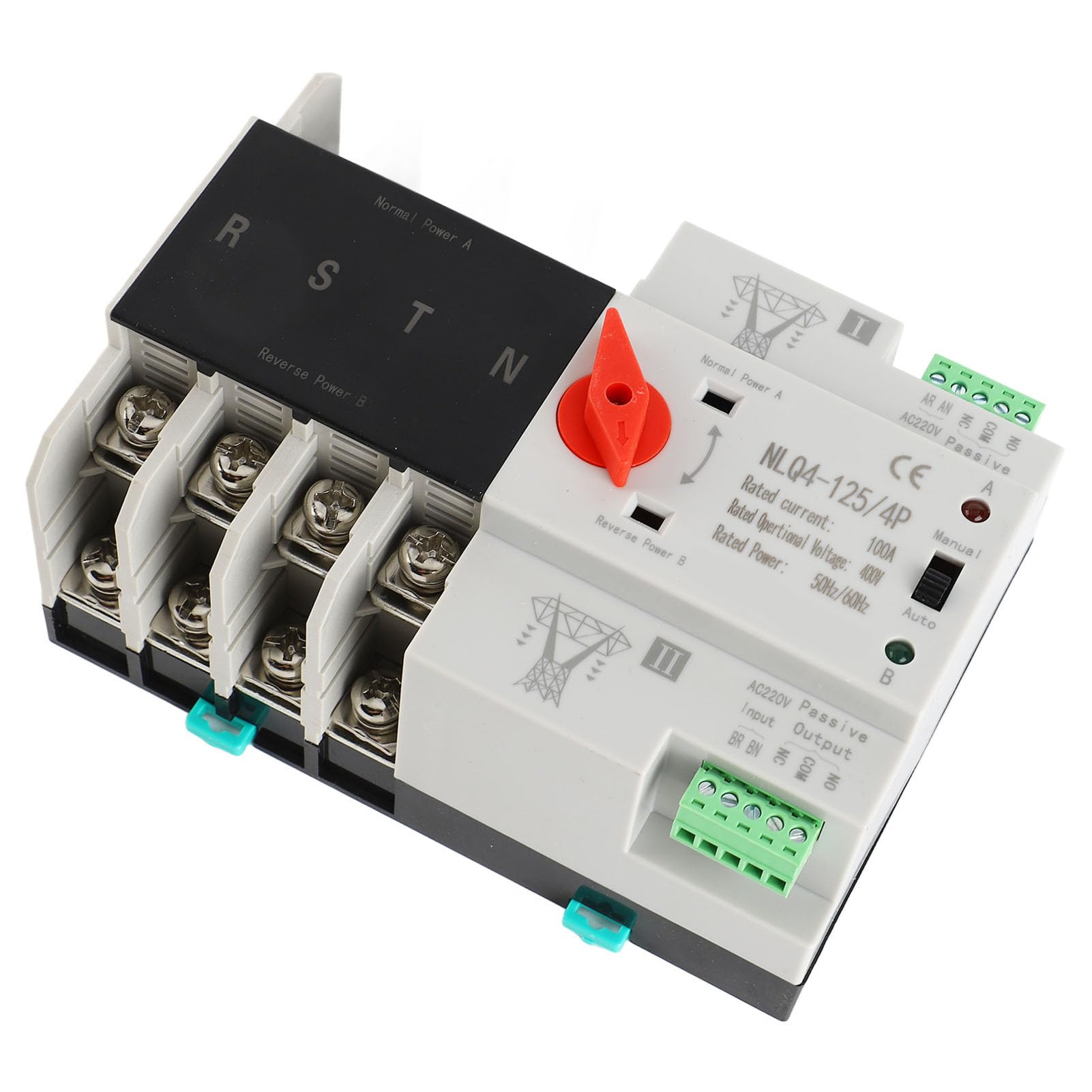 Commutateur Automatique de Transfert, 400V, 4P, triphasé (100A)
