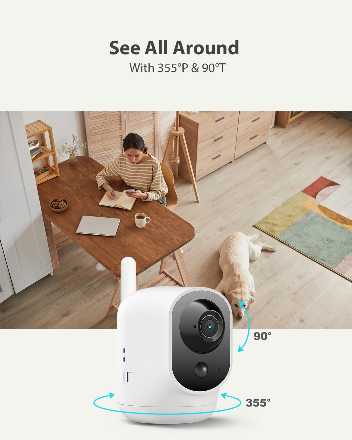 Kamera bezpieczeństwa COCOCAM 4G do użytku wewnętrznego