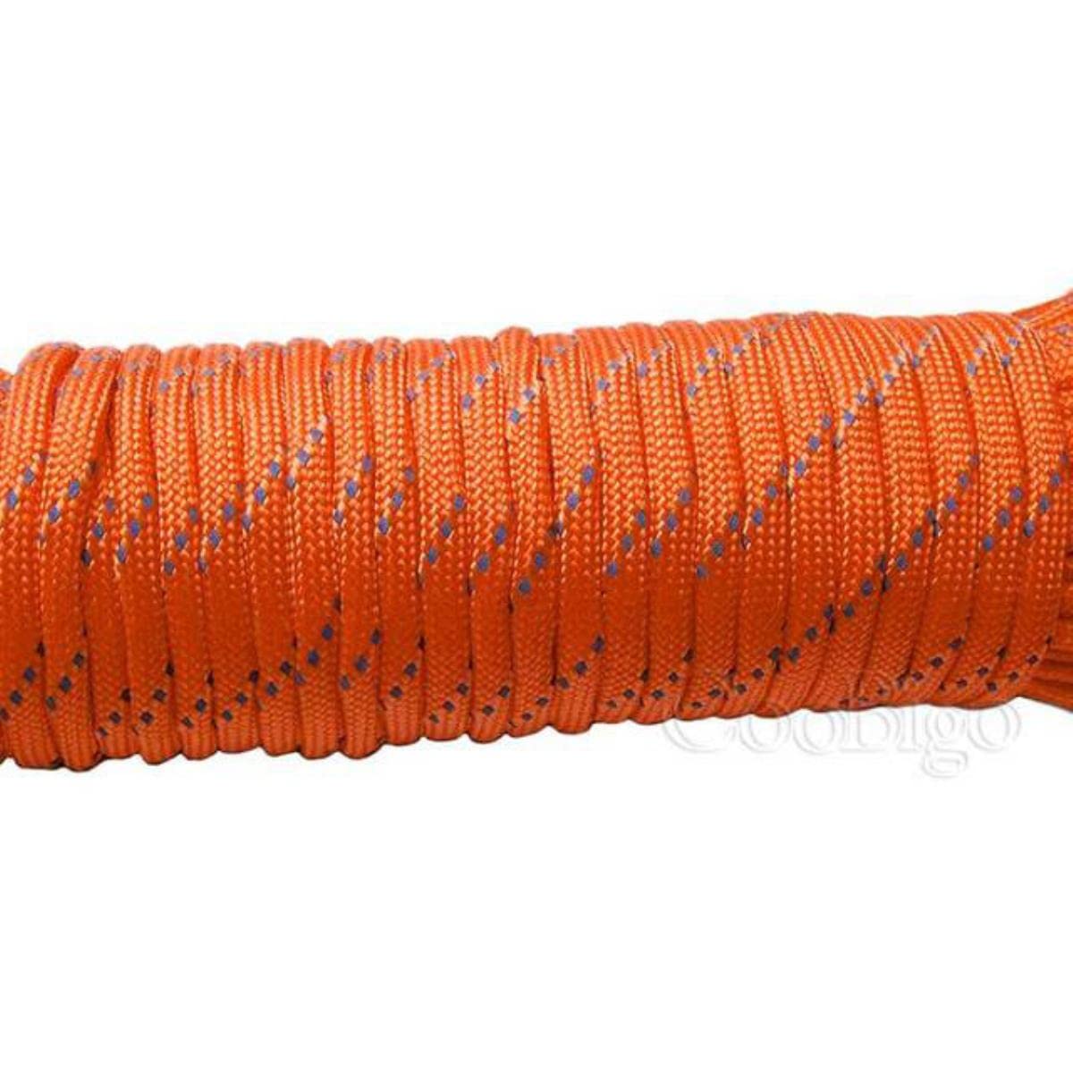 1 x reflektierendes Paracord-Seil, Durchmesser 4 mm, für Survival-Fallschirmschnur, Schlüsselband, Camping, Klettern, Camping, Wandern, Wäscheleine, C2, 100 m