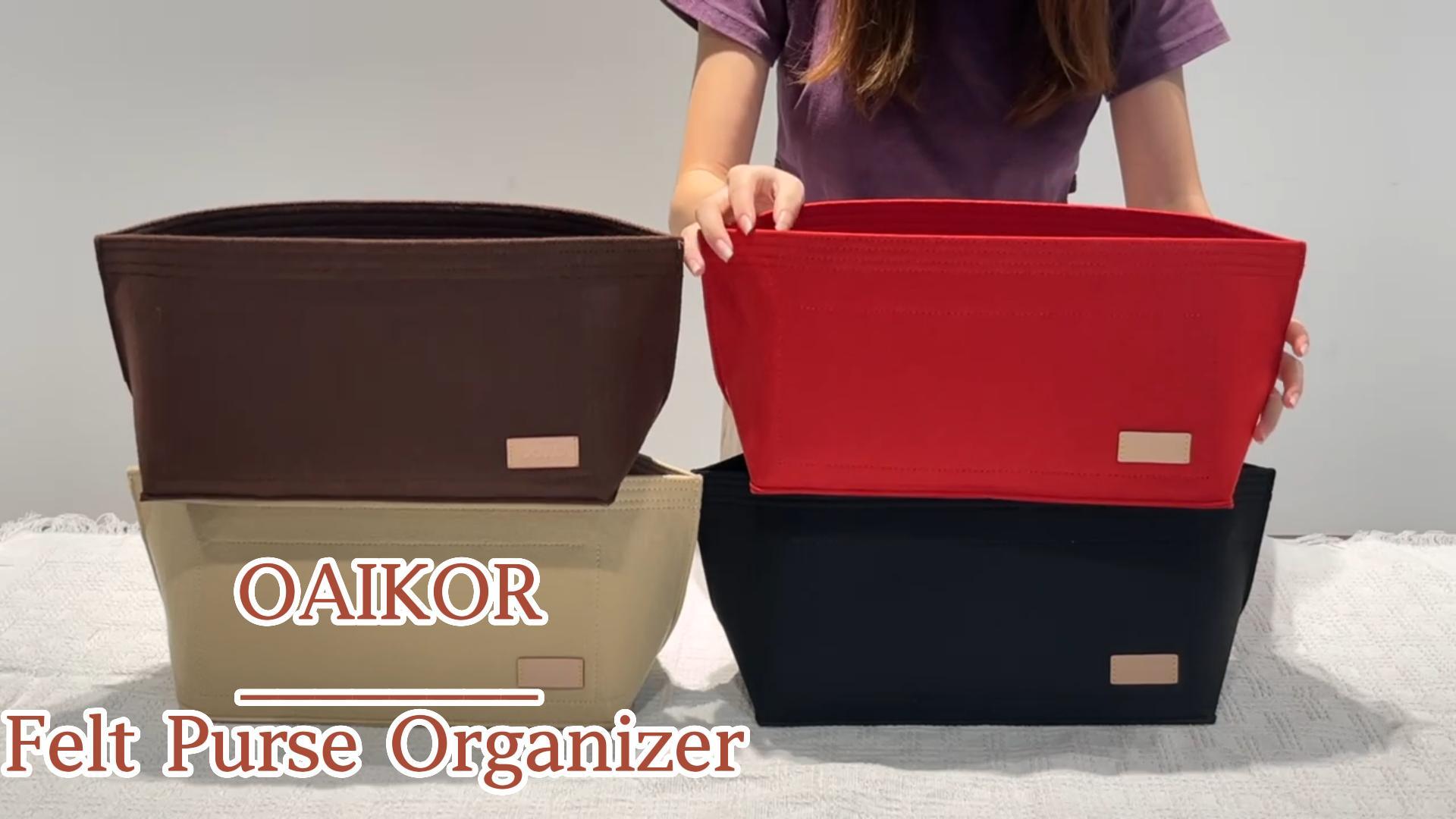 Amazon.com: OAikor Tote Bag Organizer Insert with Base Shaper,Felt