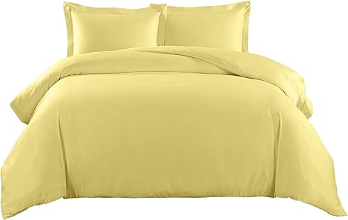 Miniatura 9 de Royal Tradition El juego de funda de edredón de mezcla de algodón de 650 hilos color blanco incluye 1 funda de edredón y 2 fundas de almohada