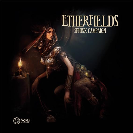 Etherfields Board Game Sphinx Campaign Expansion | Fantasy Strategy Game | Narrative Adventure Game for Adults | Ages 14+ | 1-4 Players | Avg. Playtime 90-180 Minutes | Made by Awaken Realms