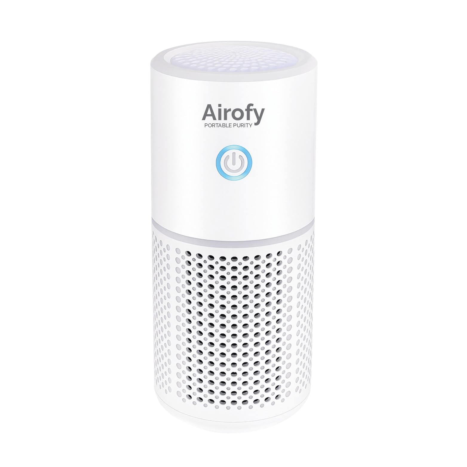 Airofy Essential Portable Air Purifier with HEPA H13 Filter, Diffuser & Aromatherapy | Allergy & Asthma Relief, Negative Ion, 3 Modes, Touch Control, Compact for Car, Home & Office