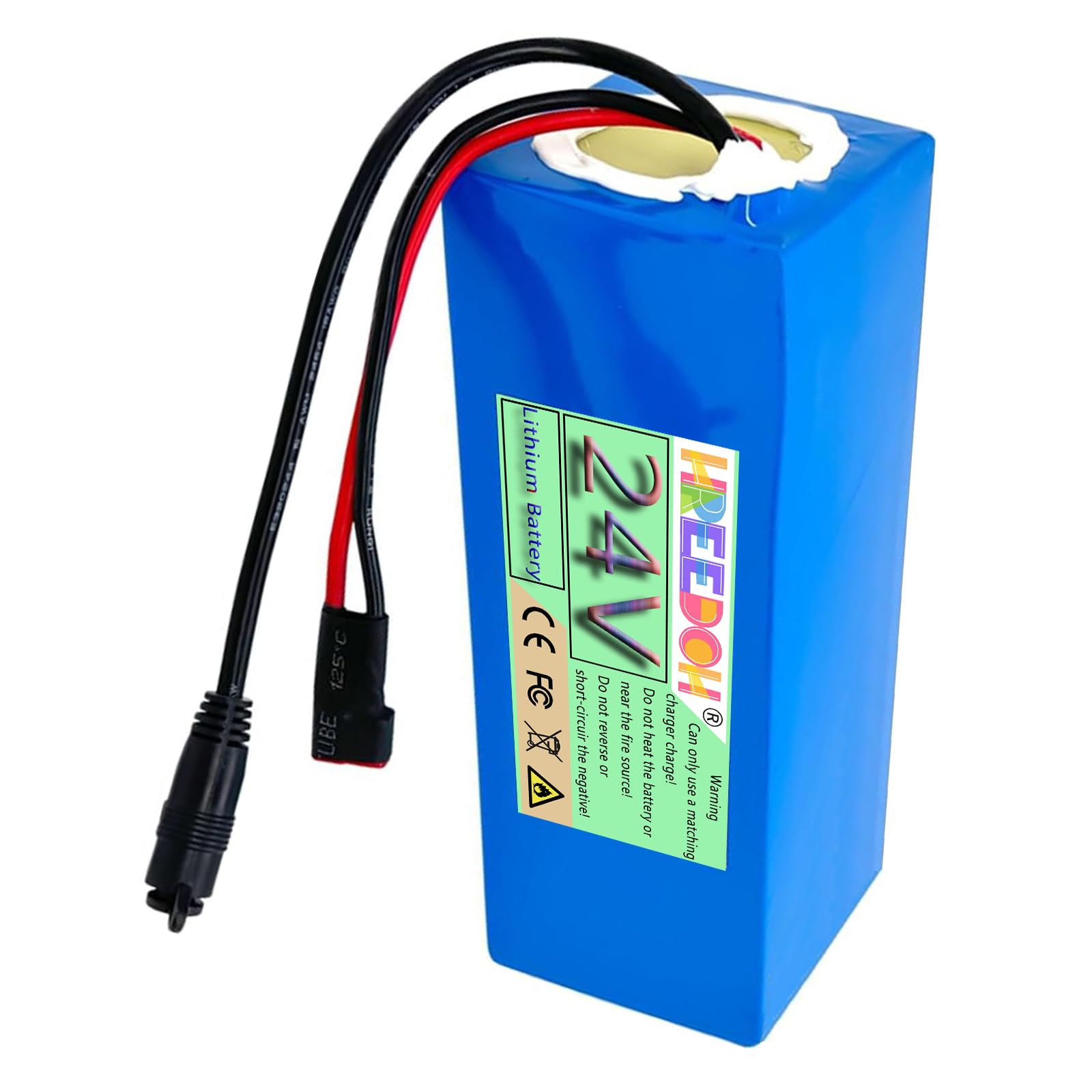Batteria al Litio 24V Batteria agli ioni di Litio 24V 5AH 7.5AH 10AH 12.5AH 15AH 17.5AH 20AH per Motore 0-480W con caricabatteria